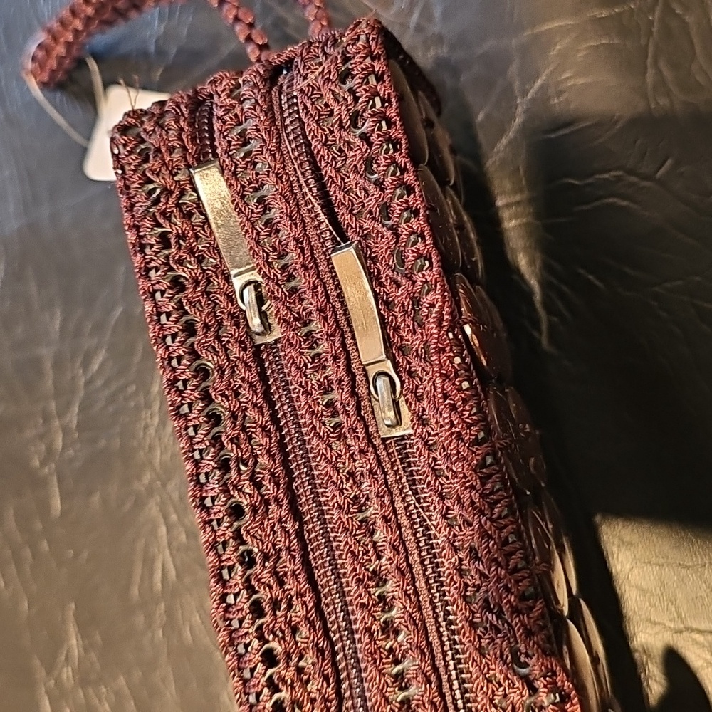 Beaded Shells Floral Clutch - Picture 3 of 7